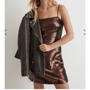Madewell Sequin Slip Mini Dress - PERFECT condition